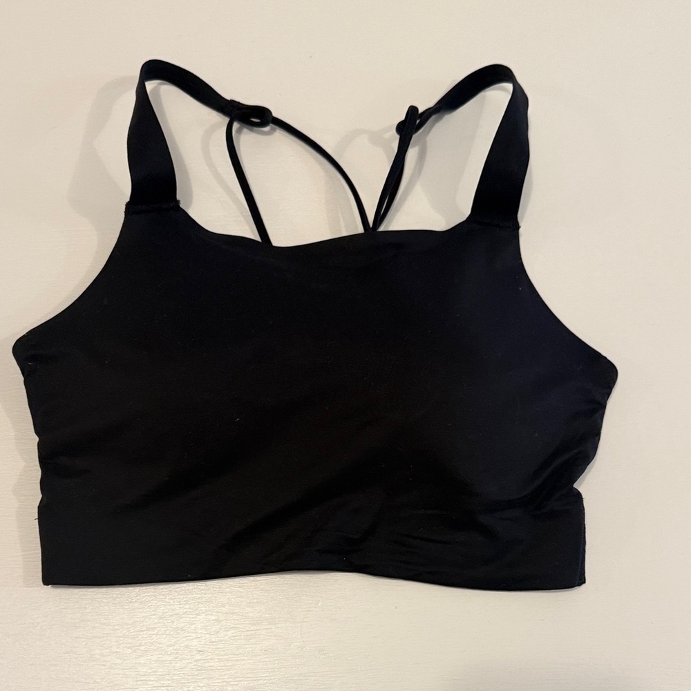 Women's Nike Black Strappy Sports Bralette